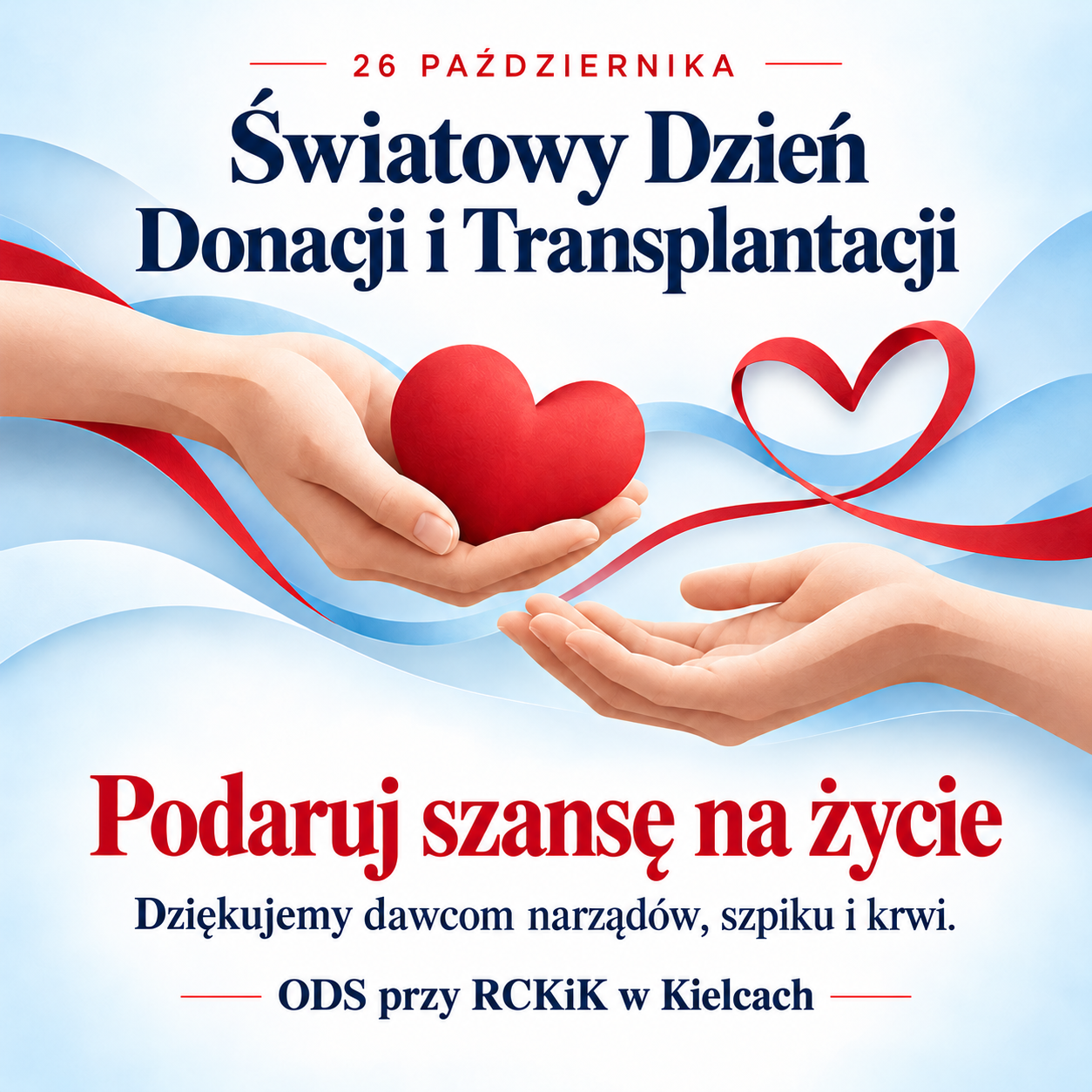 Światowy Dzień Donacji i Transplantacji.