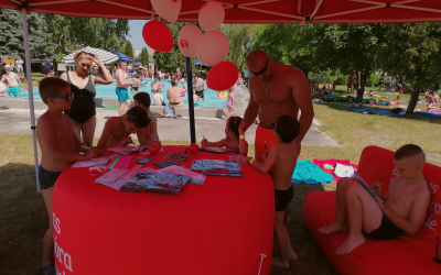 Piknik rodzinny „Bezpieczne wakacje" - relacja z wydarzenia.